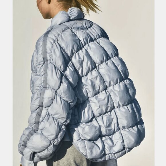 Free People Scrunchy Glossy Pippa Packable Jacket Puffer - Picture 3 of 4